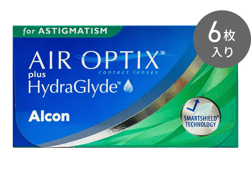 【6枚入り】エアオプティクス プラス ハイドラグライド（乱視用）