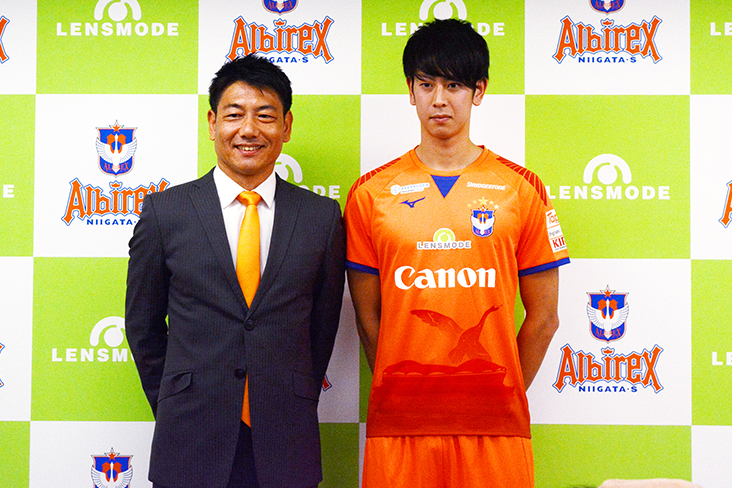 アルビレックス新潟シンガポールユニフォームパートナー記者会見